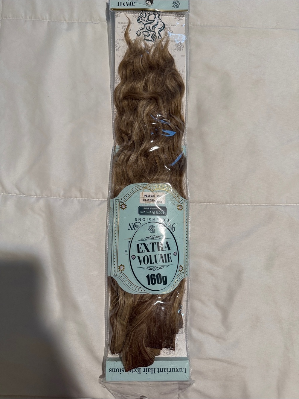 Avanti Wavy Hair Extensions in Light Brown - Extra Volume 160g